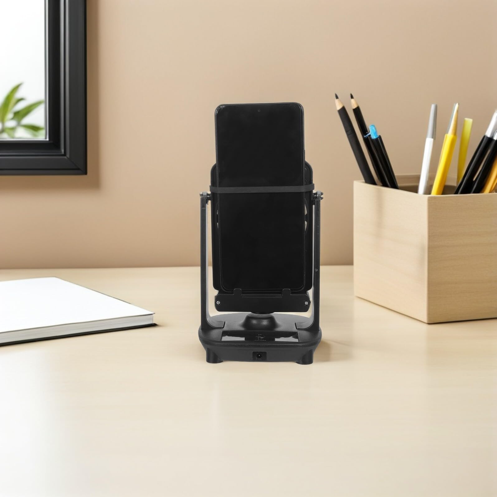 Toyvian Contapassi Silenzioso in Plastico e Magnete con Compatibilità per Smartphone Design Compatto Accessorio con Cavo USB per Uffici e Lavoro