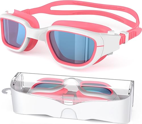 Miniatura 16 de Gafas de natación para niños, gafas de natación para niños de 6 a 14 años, gafas de piscina con protección UV antivaho para niños y niñas