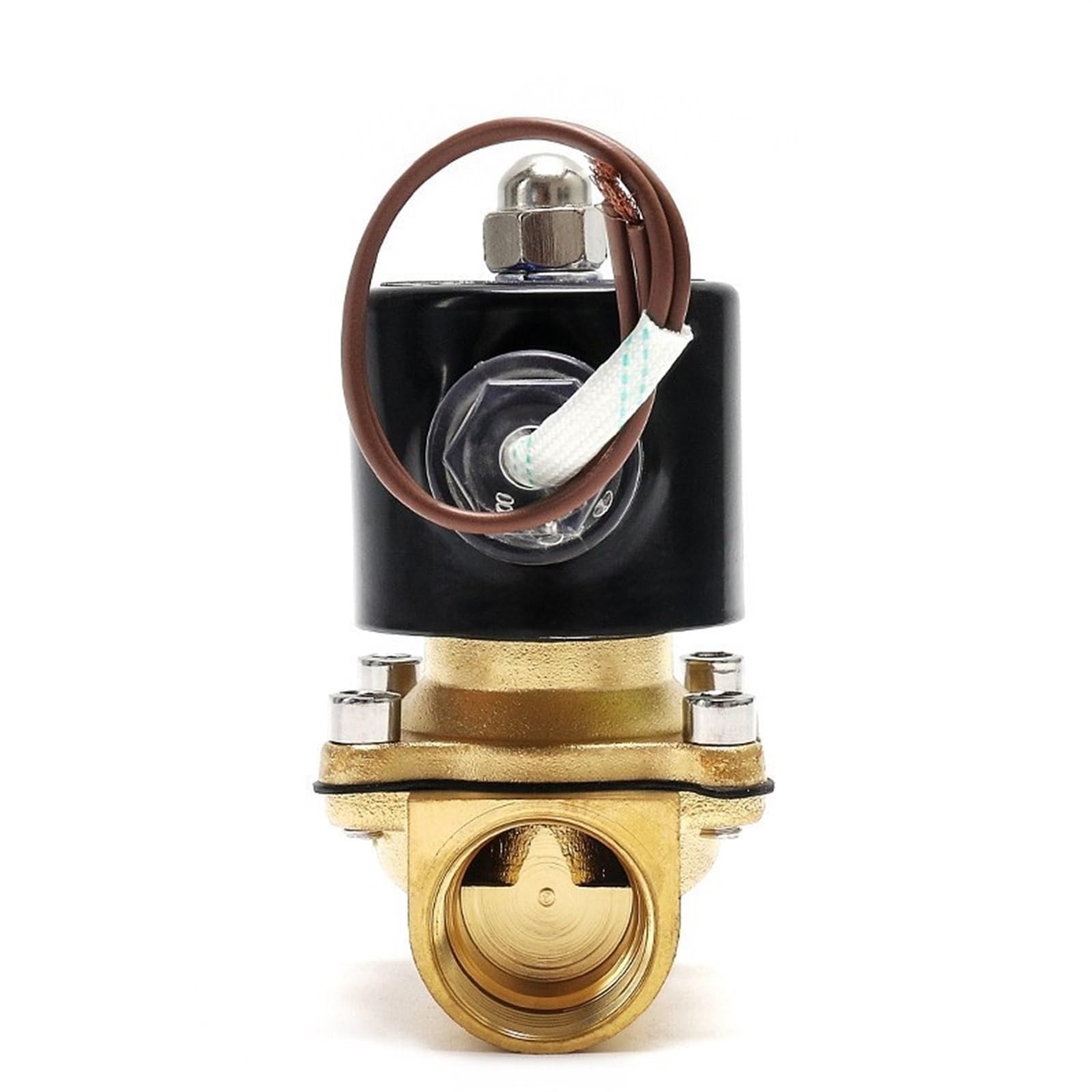 1/2" 3/4" 1" 1-1/4" 1-1/2" 2" Elettrovalvola a Risparmio energetico in Ottone normalmente Chiusa 24 Ore sotto Tensione Senza Calore 220 V 12(3/8 inch)