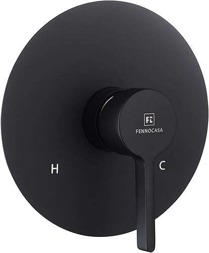 Miniatura 5 de Kit de válvula de ducha y molduras, mango único, juego de válvula de ducha todo en uno y kit de molduras de ducha, piezas del sistema de ducha, kit