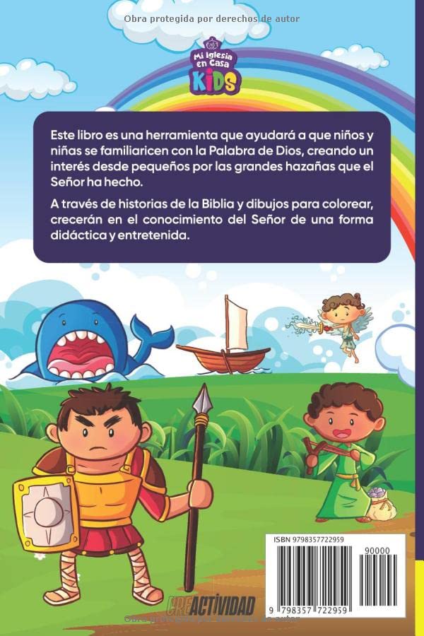 Miniatura 2 de HISTORIAS BÍBLICAS Lee, descubre y colorea (Spanish Edition)