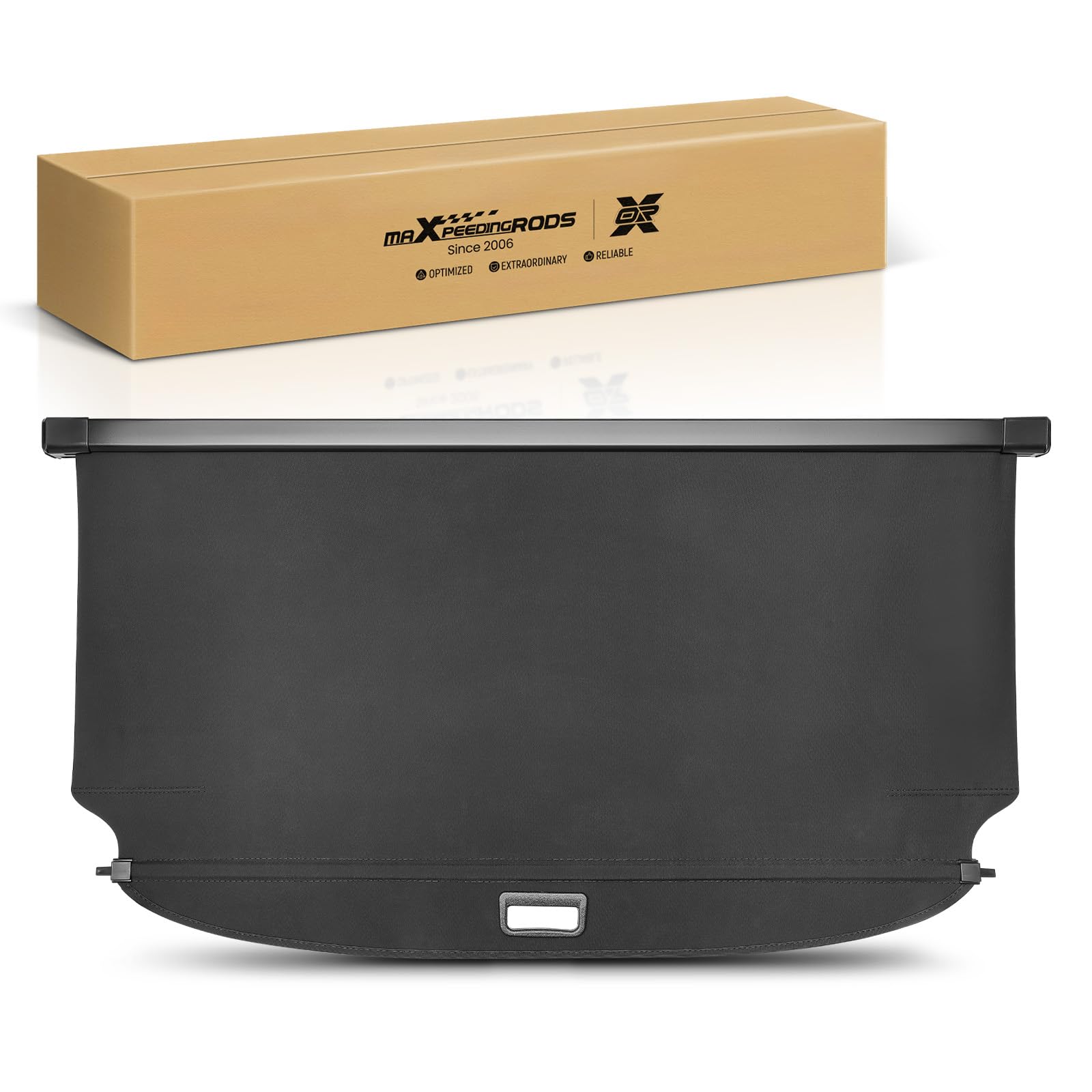 maXpeedingrods Laderaumabdeckung für Mercedes M-Klasse W166 2011-2015 für GLE W166 2015-2018 Kofferraumabdeckung Einziehbar 1668100709 1668100301 Direkter Ersatz Schwarz