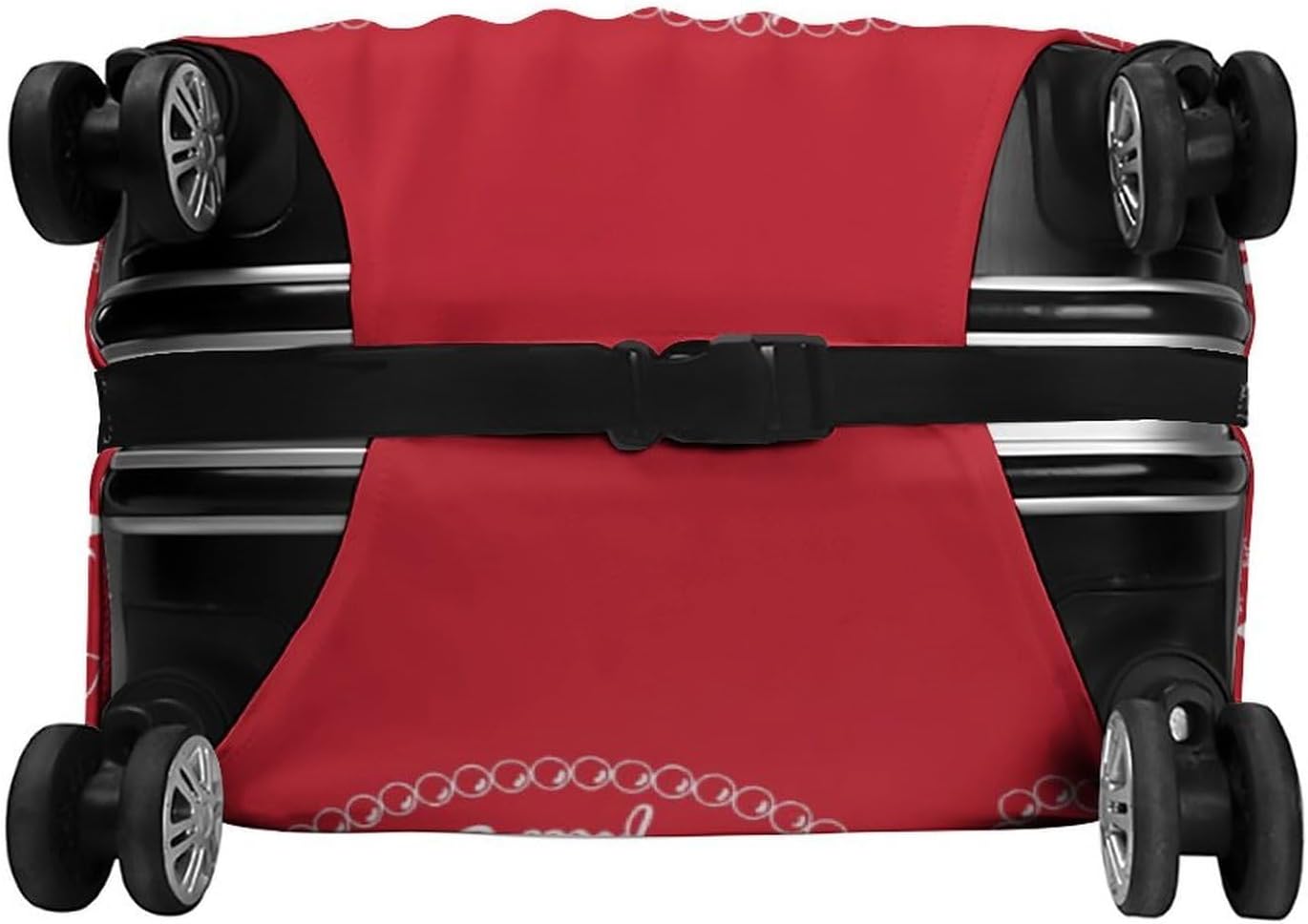 Sorority Suitcase Covers Red Luggage Protector Covers 22-24 Inch Luggage M