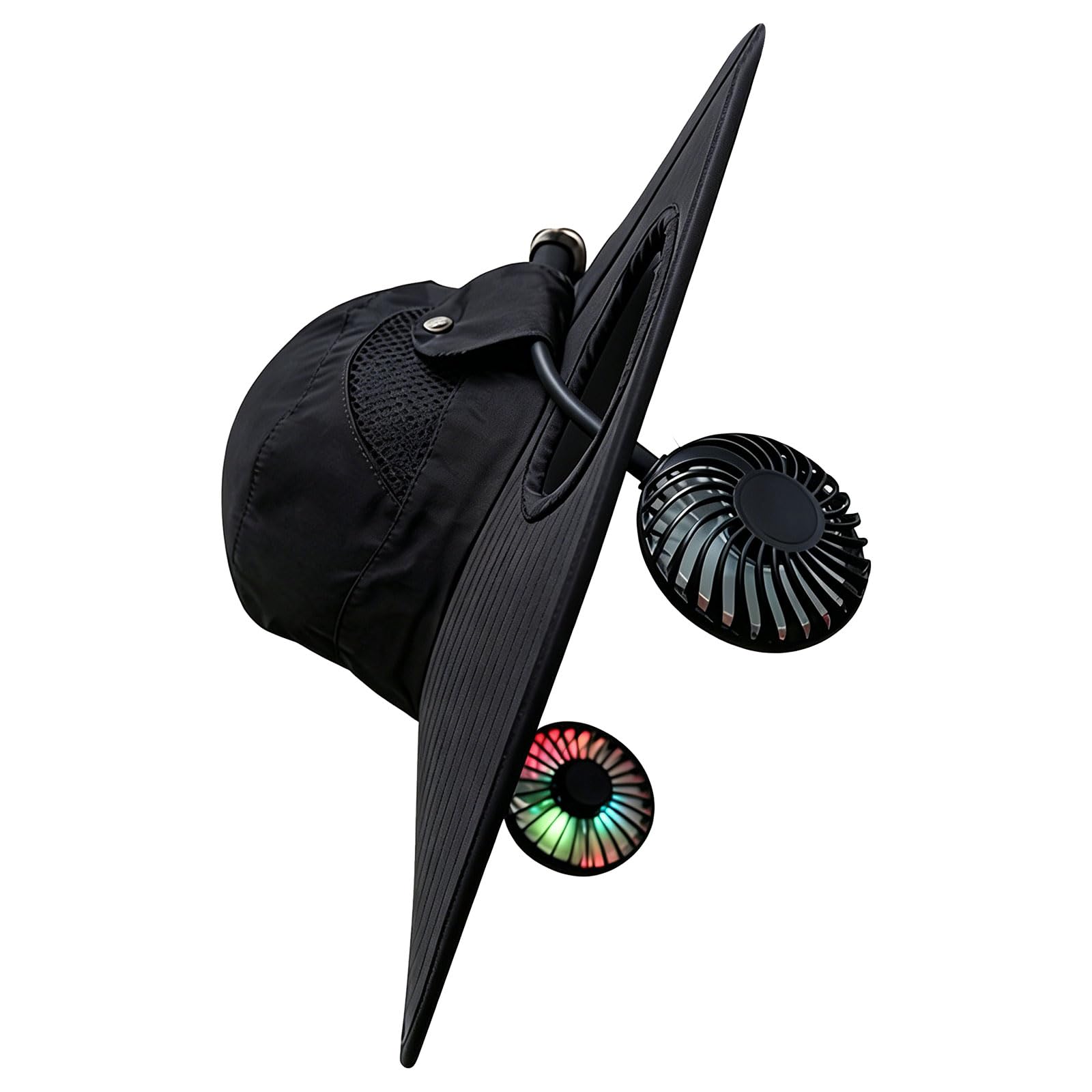 Kaeltsyn Rechargeable Ventilation Hat with 2000mAh Battery and Sun Shielding for Activities Like Fishing and Hiking Fishing Fan Hat