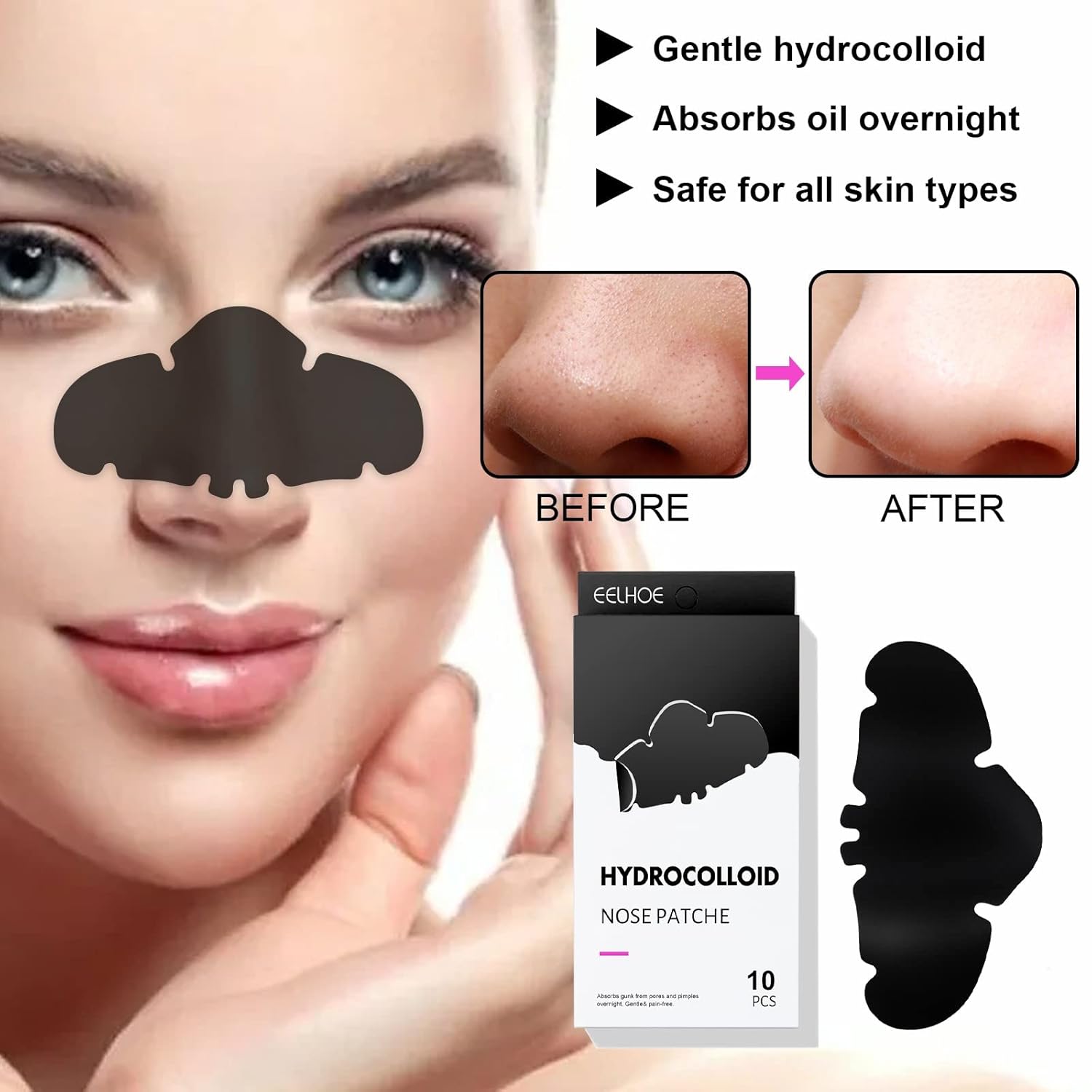 Nose Pore Cleanser, Nose Cleaning, Blackhead Remover, Deep Cleansing Pore Strips for Women Men Cleansing Face Skin : Beauty & Personal Care