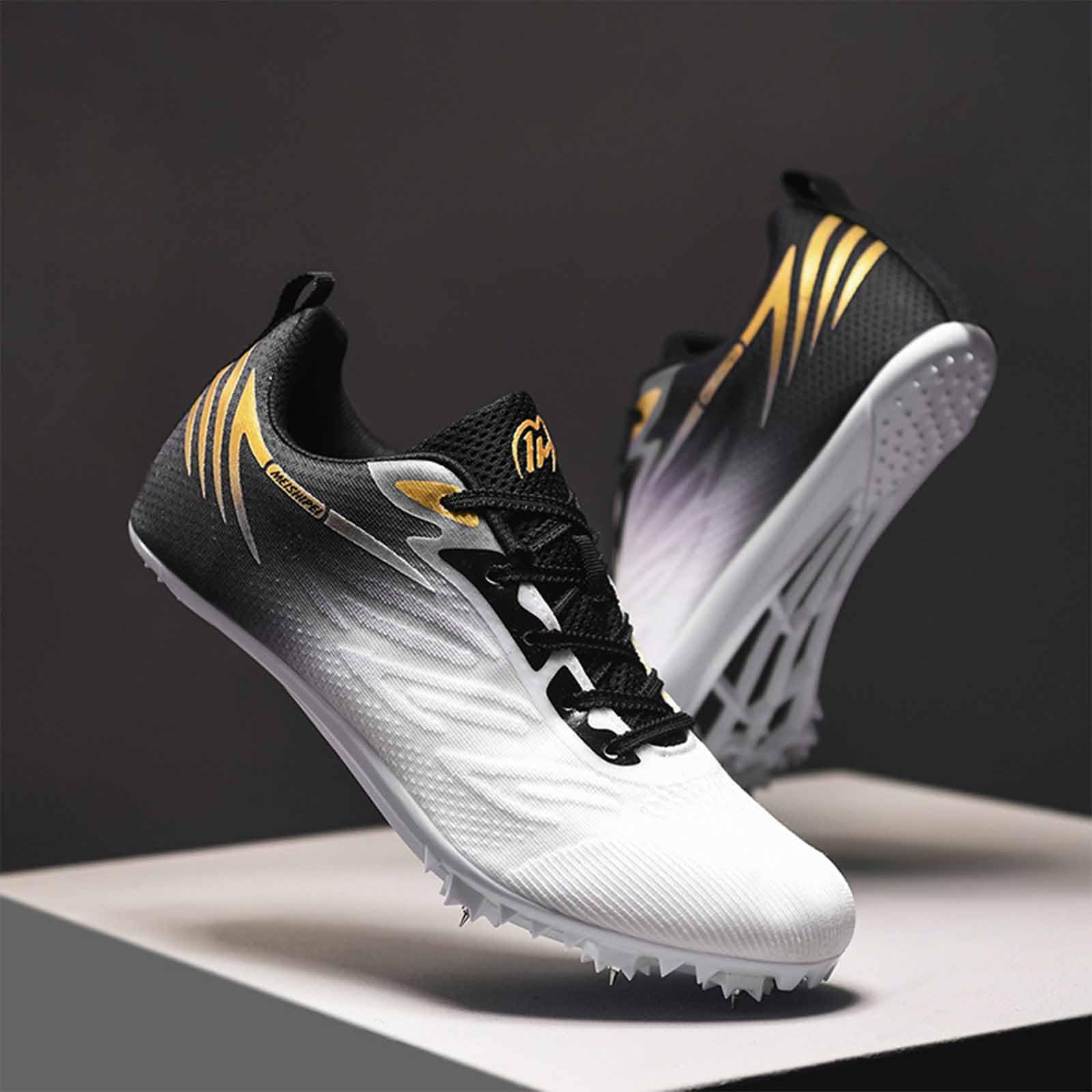 Zapatillas de Atletismo Hombre Lightweight Running Racing Jumping Sprint Shoe