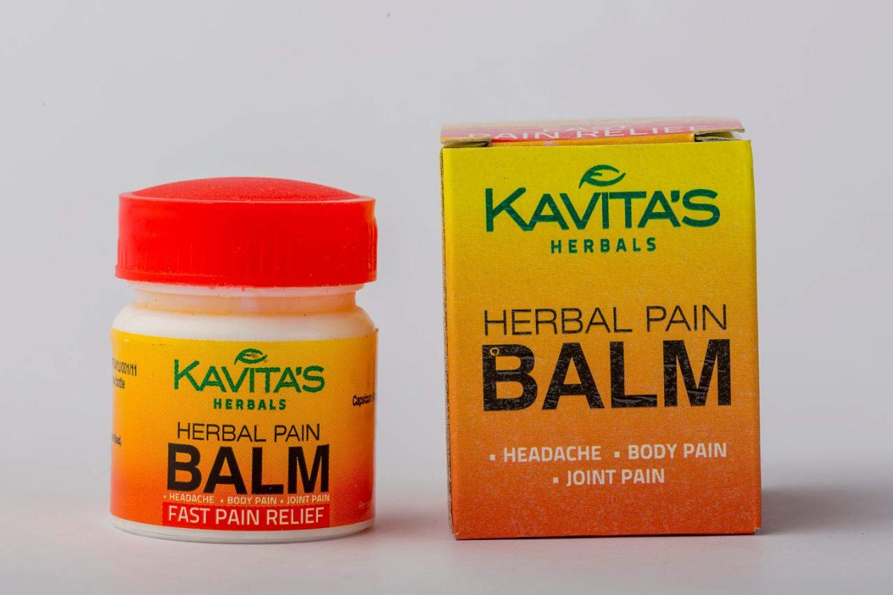 KAVITA'S HERBAL PAIN BALM (PACK OF 8) I 100% HERBAL