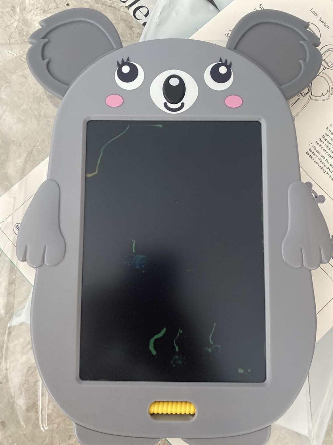 Toy Works LCD Writing Tablet for Kids. 8.5" 2 Pack Doodle Drawing Board, Toddler Drawing Tablet Drawing Pad, Travel Size Tablet, Koala Bear and Panda Design.