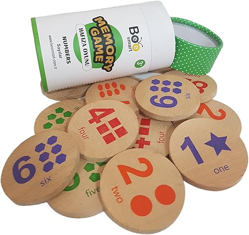 Miniatura 8 de Juego de memoria de madera, juego de memoria a juego para niños de 3 años en adelante, 16 piezas, juguete educativo para niños en edad preescolar