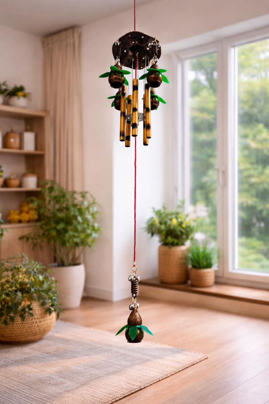 Wind Chimes for Home Positive Vibration | Decorative Kalash Design with Positive Sound for Home Office Garden | Wind Chime Hanging for Indoor Outdoor Décor-picture-18