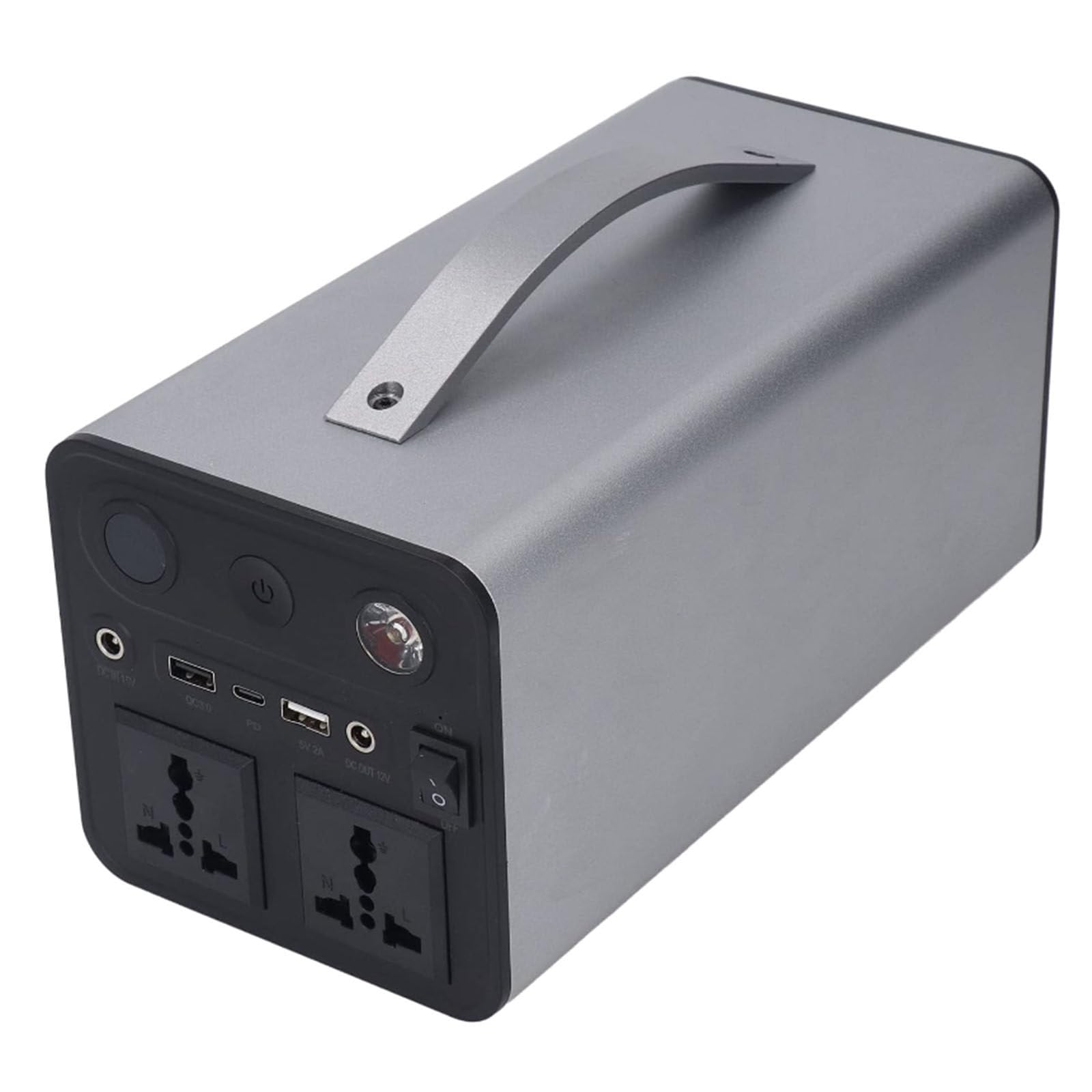 Central eléctrica portátil, Paquete de energía para Acampar, 300W CA, Fuente de alimentación de Emergencia para Acampar y Aventuras al Aire Libre, Toma AC/DC/USB/Tipo C