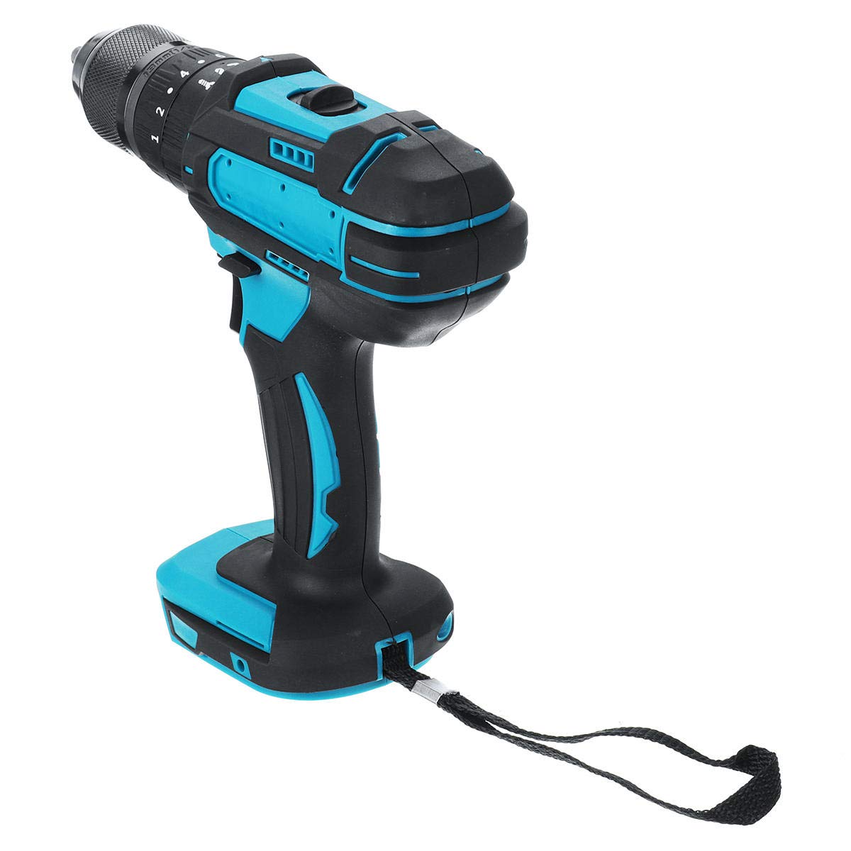 10mm Chuck Impact Drill 350N.m Cordless Electric Drill For M 18V Battery 4000RPM LED Light Power Drills