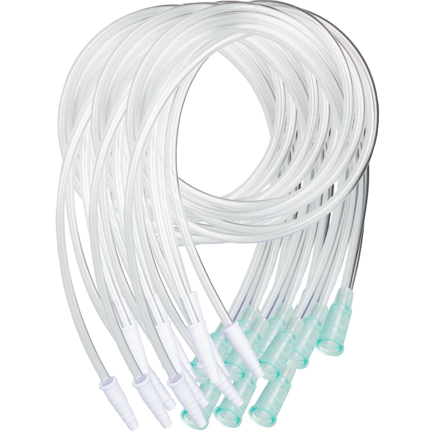 10 Pack 36" Catheter Extension Tubing for Urine Drainage Bags – Extra Long Catheter Tube, Kink-Free,Leak-Proof Connectors, Drain Tube, Revolving Hose Extender, Universal Fit for Home or Hospital