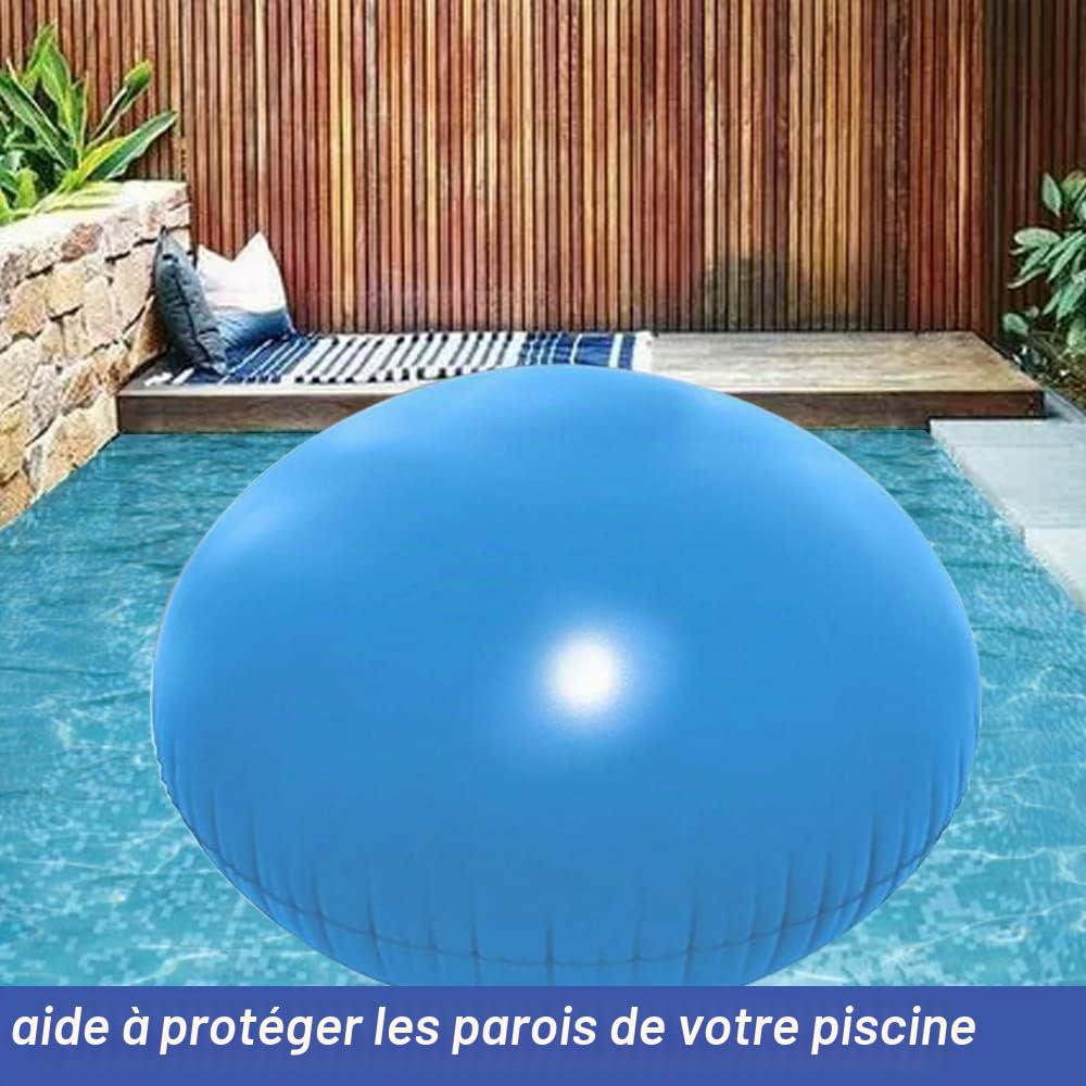 Coussin Piscine Hivernage Rectangle 8×4ft, Flotteur Hivernage Piscine, Coussin Gonflable Hiver, Ballon Hivernage Piscine Hors Sol, Accessoires Piscine pour Bache Oreiller Piscine Antigel (3 Pièces)