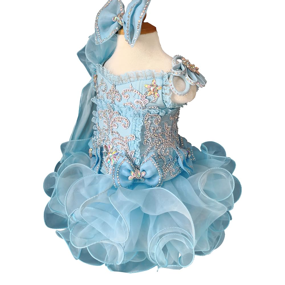Jenniferwu G011 Infant Toddler Baby Newborn Little Girl's Pageant Party Birthday Dress
