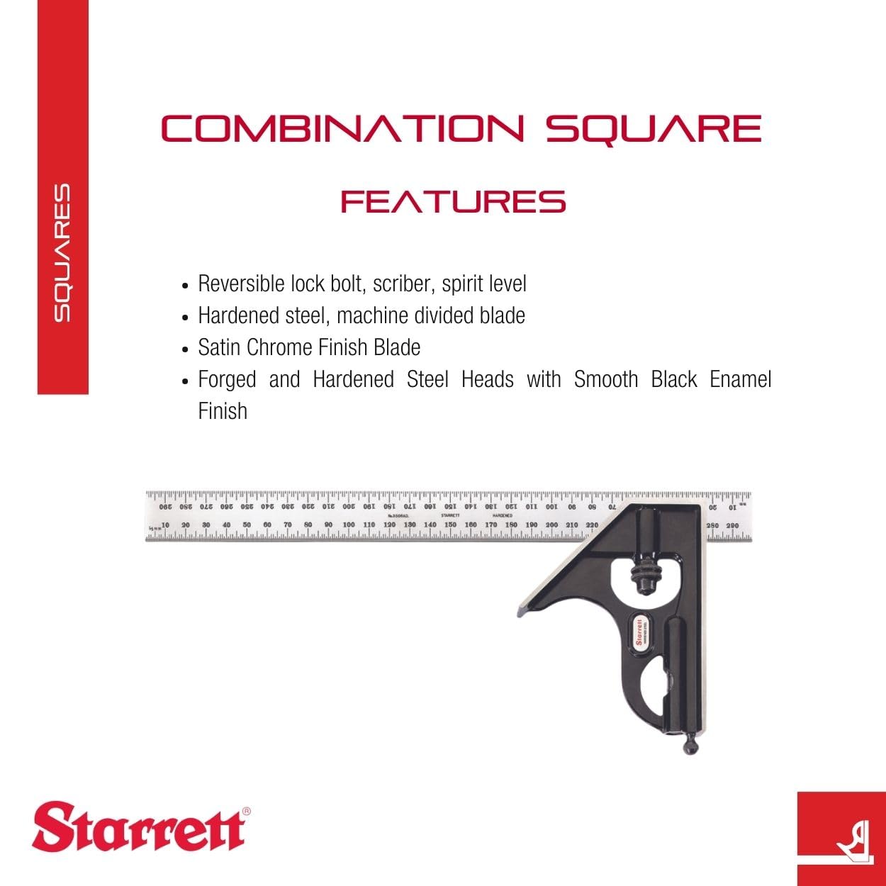 Starrett C33MH-300 Squadra Combinata