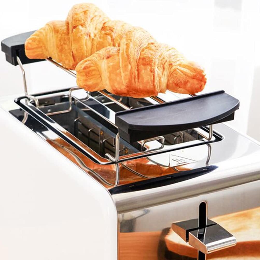 Cabilock Partie Grille- Grille- Réchauffement Rack en Acier Inoxydable Porte- Sandwich Rack Titulaire Gril Réchauffement Rack Grille- Accessoires- Taille L Accessoire Grille-