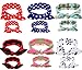 Gellwhu 12PCS Baby and Mom Headbands Bow and Knot Hair Bands Elastic Headwear