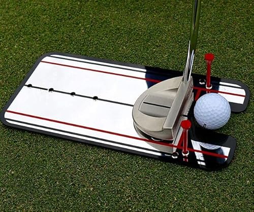 Hh-Golf Espejo De Alineación De Golf Y Putt, Entrenador Portátil Para Practicar La Línea De Los Ojos, Herramienta De Alineación De Putt, 14,5 Hh-Golf Espejo De Alineación De Golf Y Putt, Entrenador Portátil Para Practicar La Línea De Los Ojos, Herramienta De Alineación De Putt, 14,5