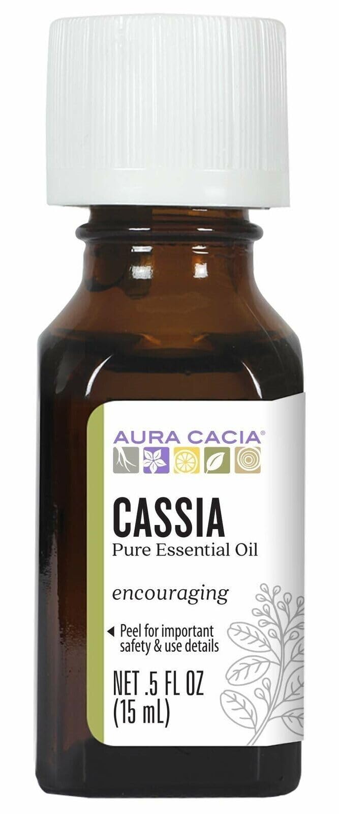 Aura Cacia Essential Oil, Cassia, 0.5 FZ2