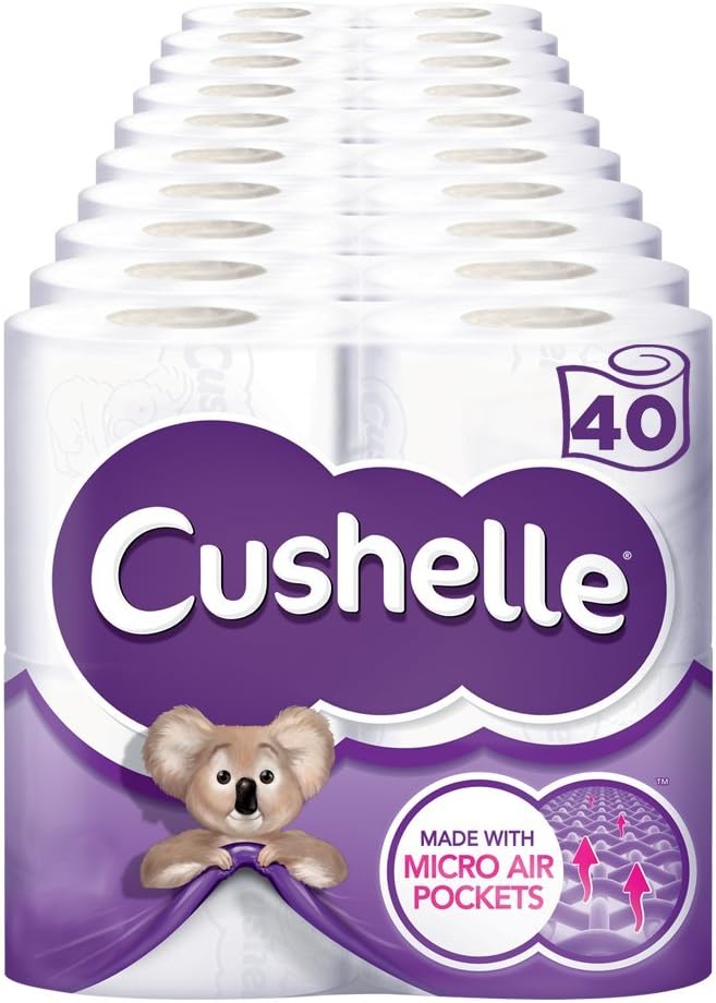 32 Original Cushelle Toilet Roll Cushelle Toilet Tissue (32 in Pack