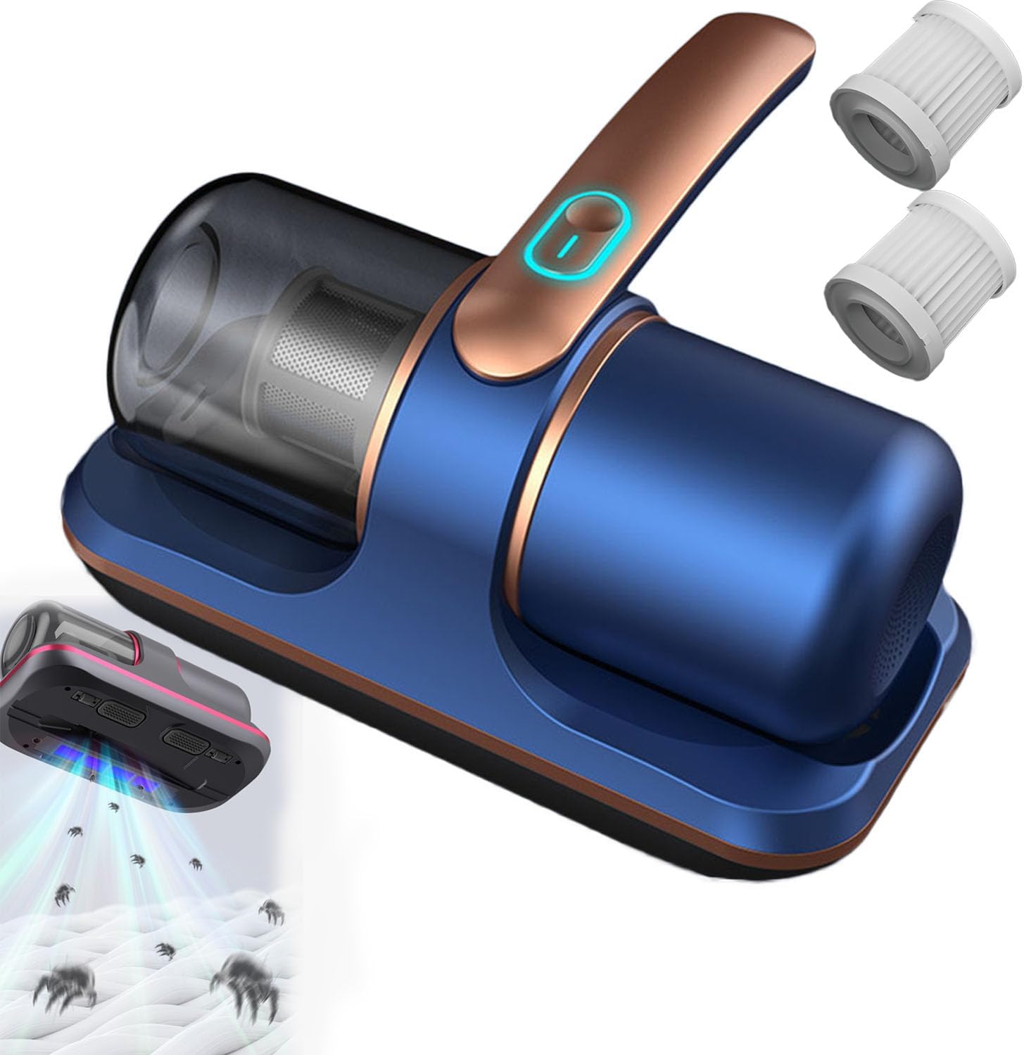 HYNSEN Bed Vacuum Cleaner, Mattress Vacuum Cleaner with UV & High