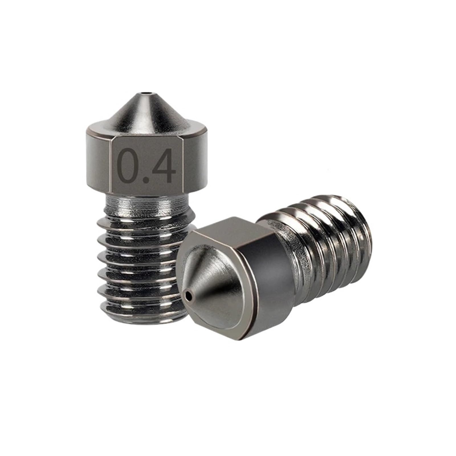 Hartowana stalowa dysza do drukarki 3D 0,2 mm-1, mm materiałów eksploatacyjnych 1,75 CR10 CR10S Ender-3 Głowica wytłaczarki Części dyszy(10Pcs for 1.75mm,0.8mm)