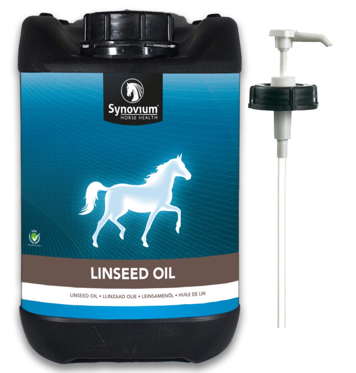 aceite de linaza sinovium - 5 l - Mejora el metabolismo y contribuye a un efecto positivo en el estómago y los intestinos.