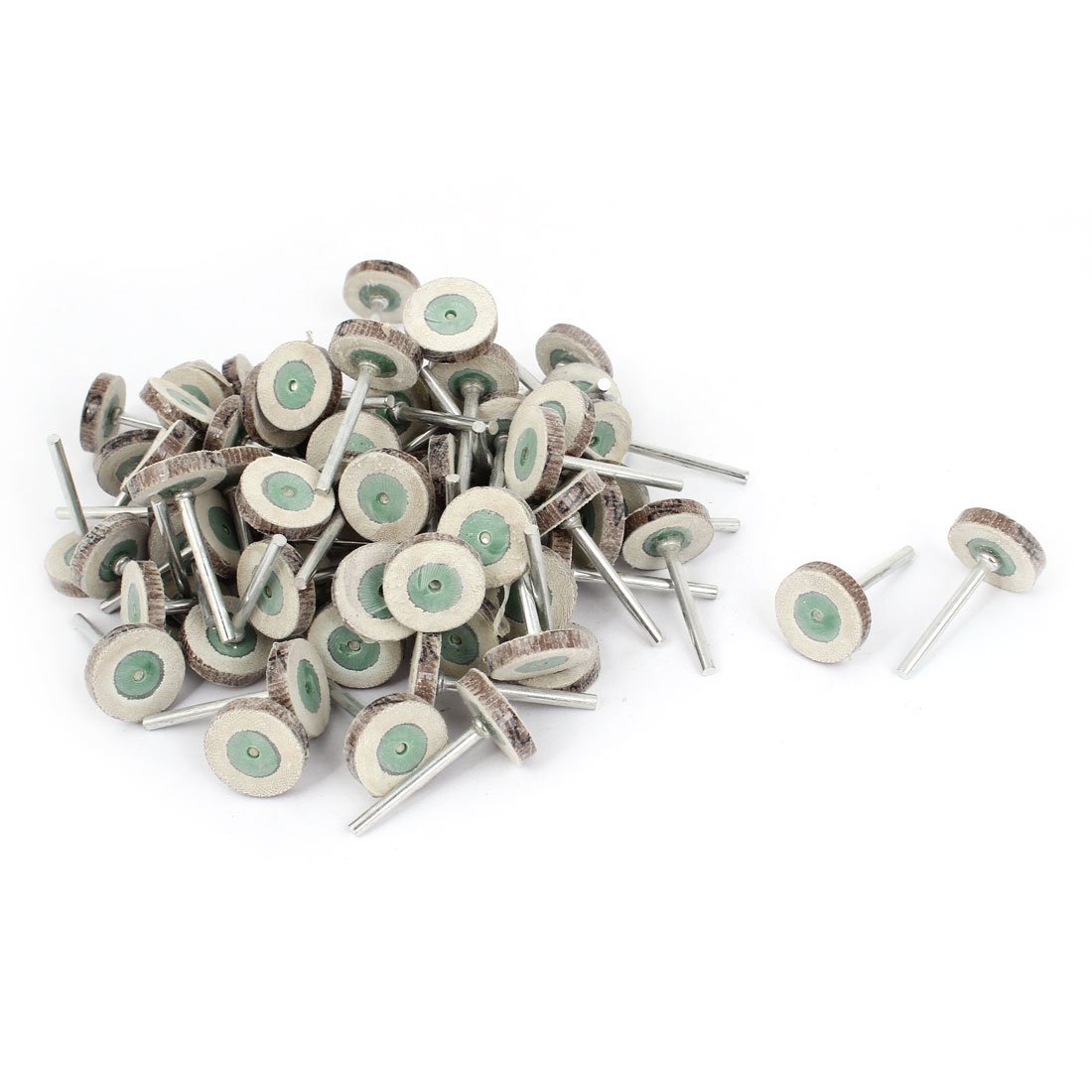 Aexit 400# 20x4x3mm Abrasives Round Shape Abrasive Polishing Flap Wheel Discs 100 Pieces Model:17as49qo642