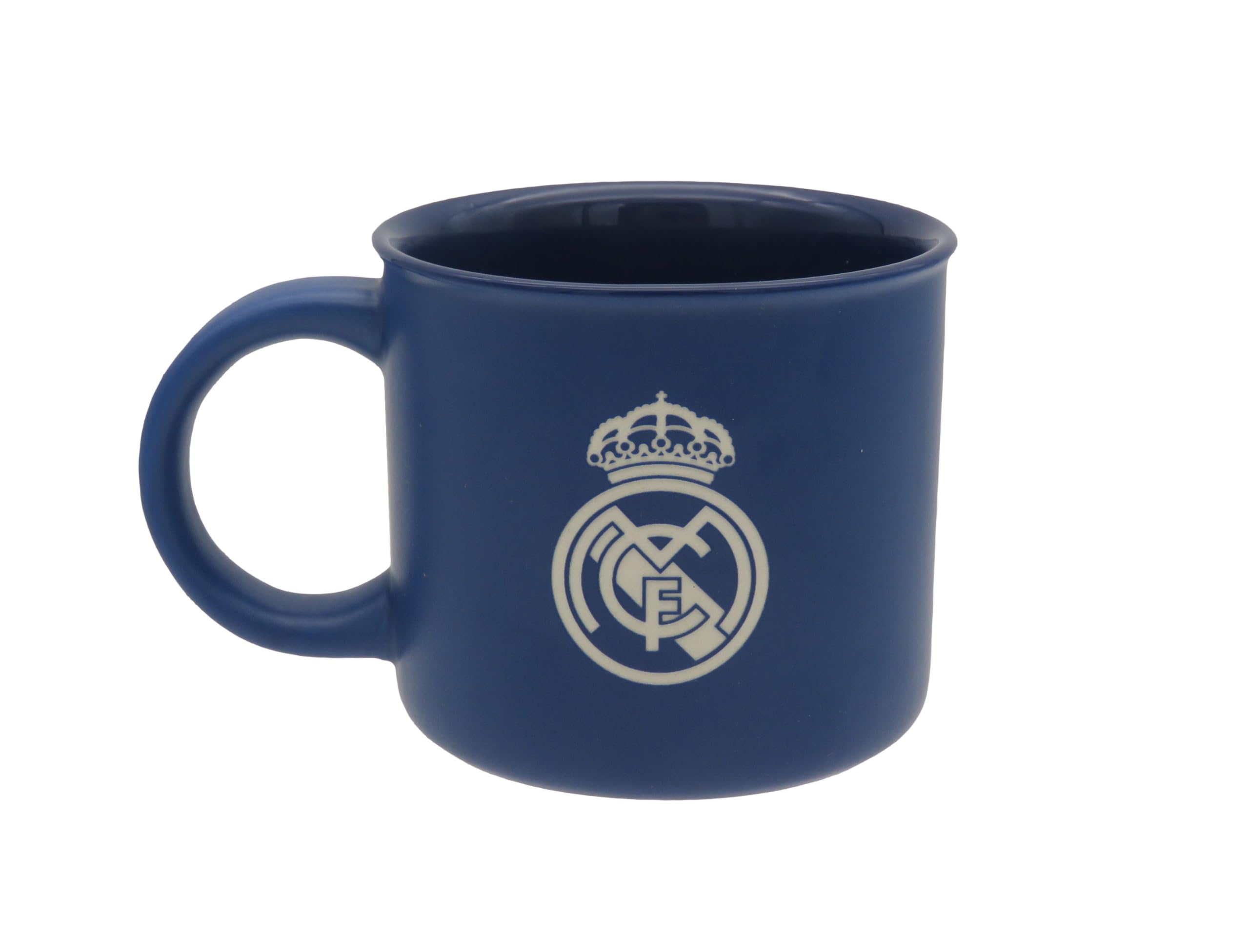 CYPBRANDS Real Madrid, Taza, Taza Cerámica, Menaje, Desayuno, Tazas Originales, Color Azul, Producto Oficial