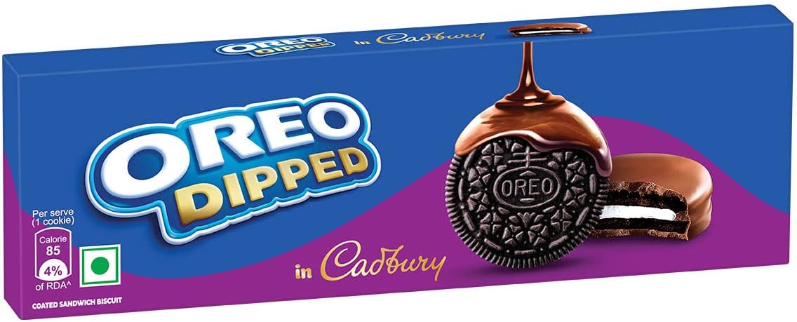 Cadbury Oreo Dipped Chocolate Cookie, 50 Gram