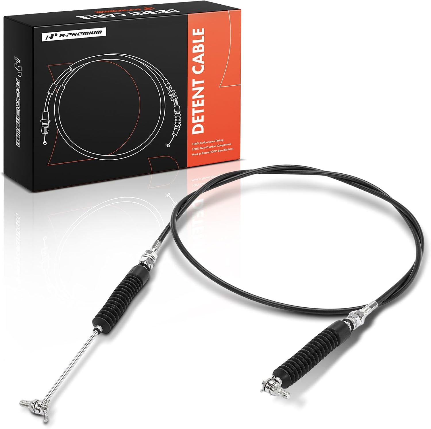 A-Premium 97.52 Inch Automatic Transmission Detent Cable Compatible with Polaris Ranger 400 2010-2014, Ranger XP 800 2012