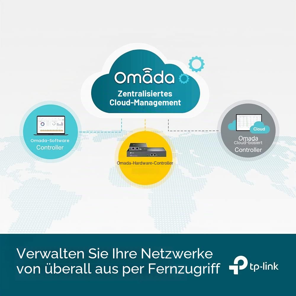 TP-Link TL-SG2218 16-Port Gigabit Managed Netzwerk LAN Switch mit 2 SFP-Slots (19 Zoll Rack-Montage, Zentrales Cloud-Management, Omada-SDN, IPv6, QoS, IGMP, LAN) schwarz,Geschäfts-Netzwerk