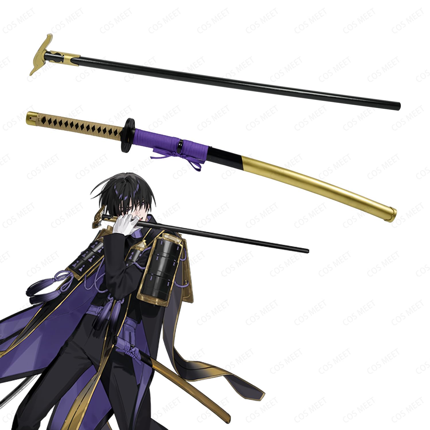 Amazon.co.jp: [COSMEET] 刀剣乱舞 模造刀 模擬刀太刀 打刀／杖 木製