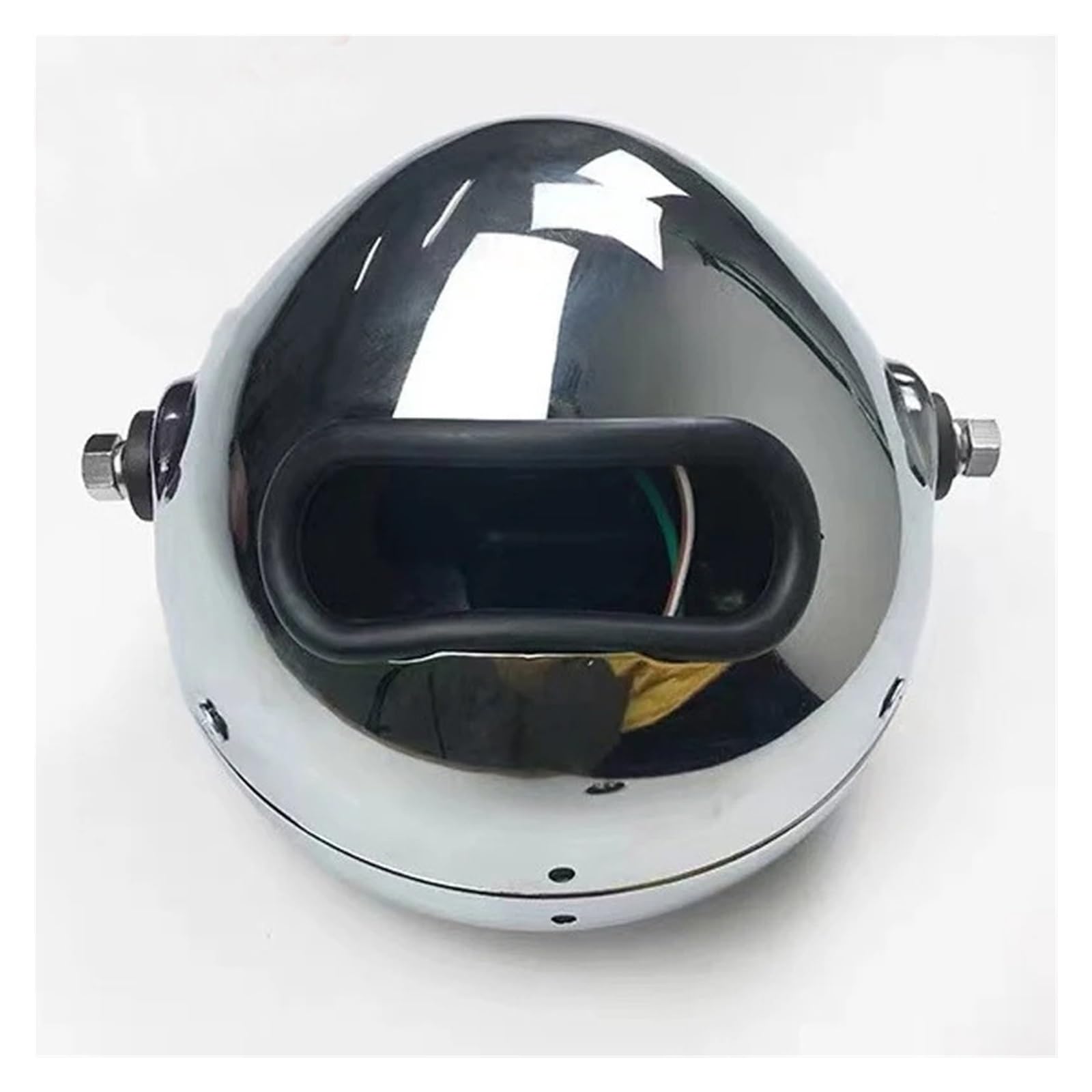 Pour Haojue Pour HJ125-8 Phare De Moto Universel Modifié Lampe Avant En Métal Phare Universel Moto
