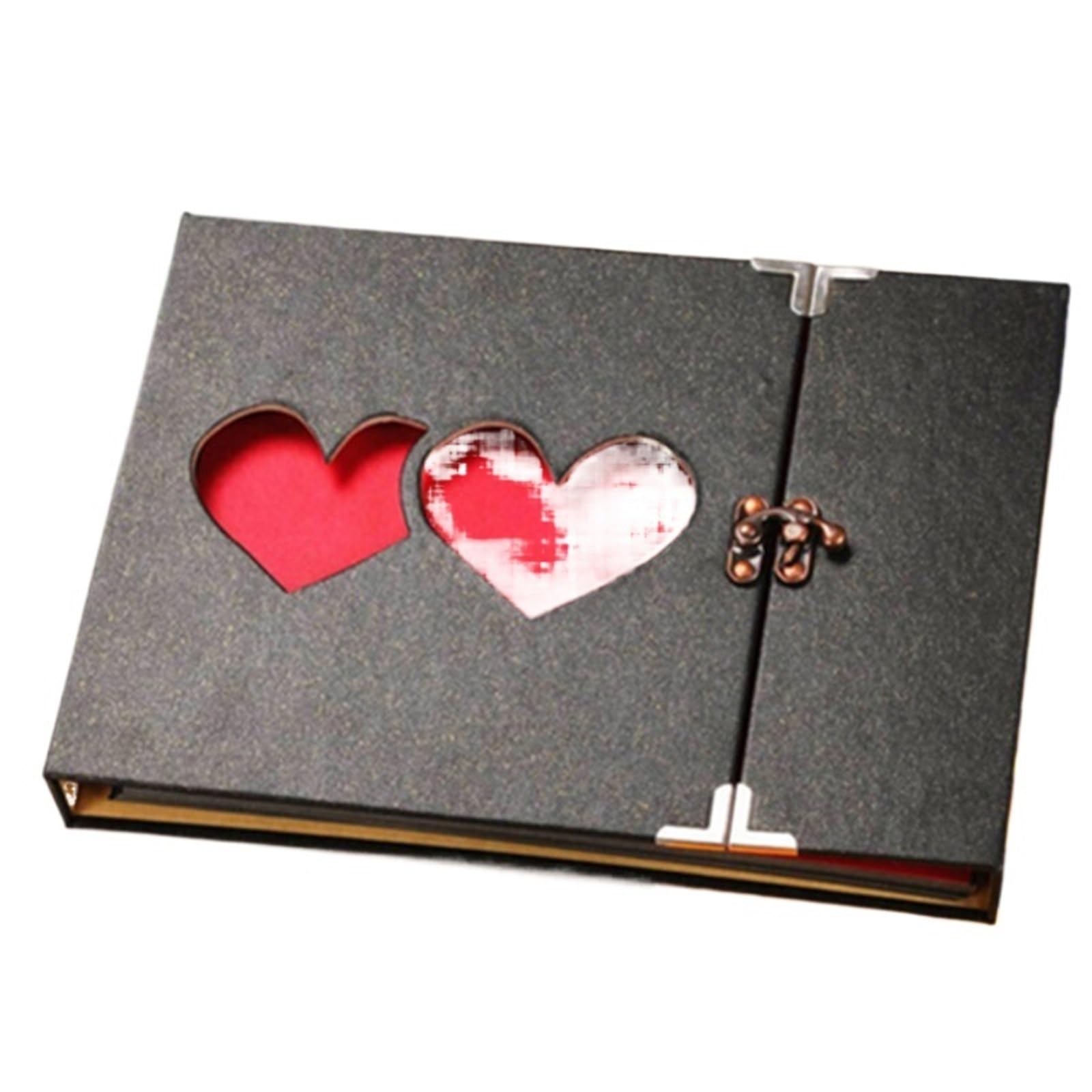 Album Fotos Álbum de fotos bricolaje for amantes, regalo cumpleaños, boda, manualidades con papel for álbumes recortes, adhesivos, 10 pulgadas(G)