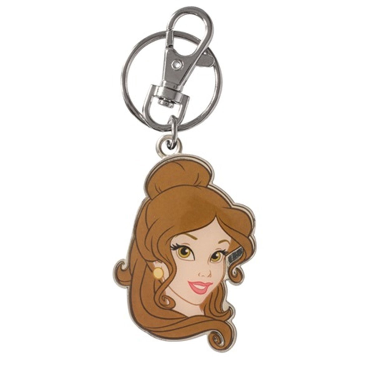 Disney Key Chain Princess - Belle Two sided Colored Pewter New Toys Licensed 23471