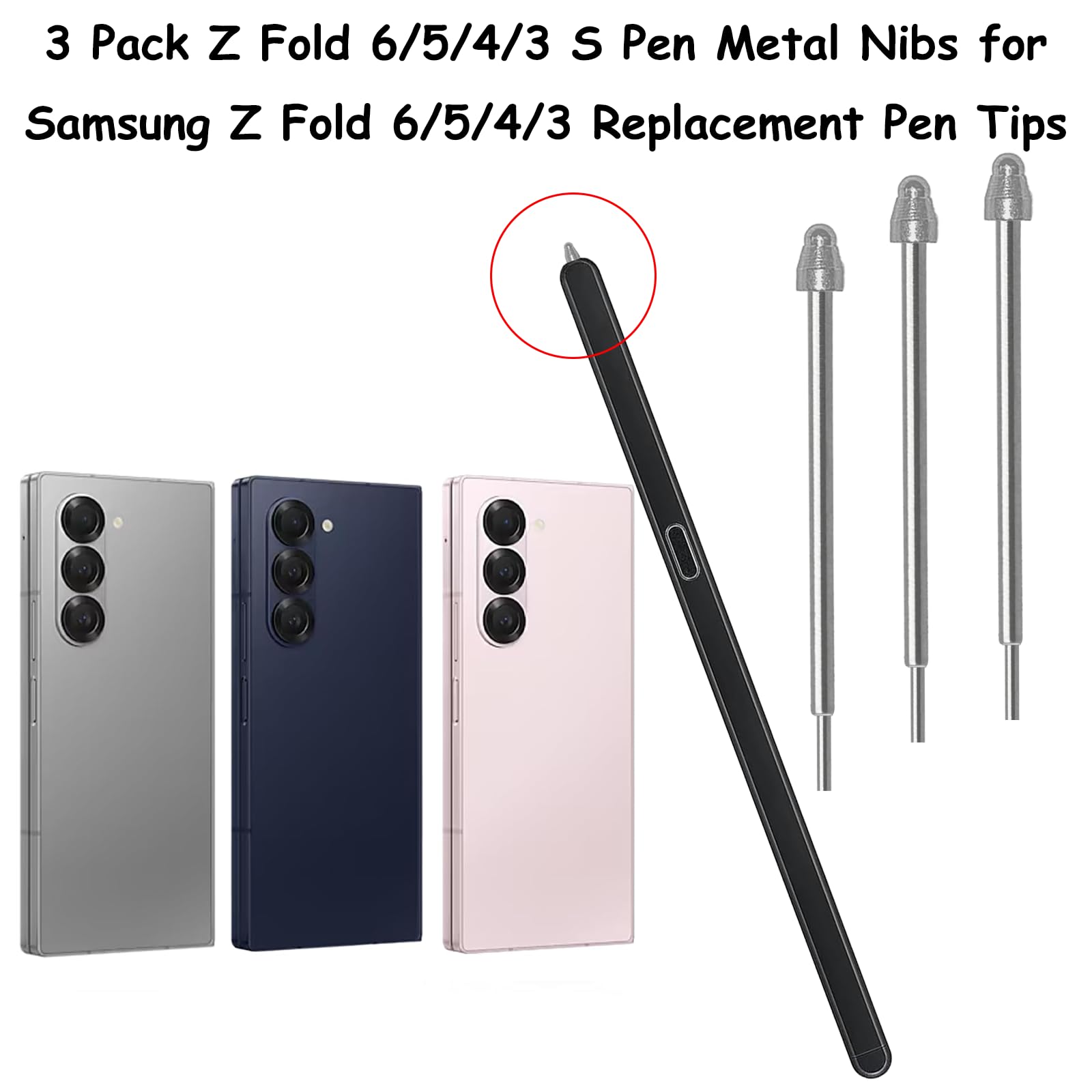 Samsung Galaxy Z Fold 6 本体 sペン、フィルム付き Amazon.co.jp: Zフォールド6/5/4/3 Sペンメタルペン先 Samsung Z Fold
