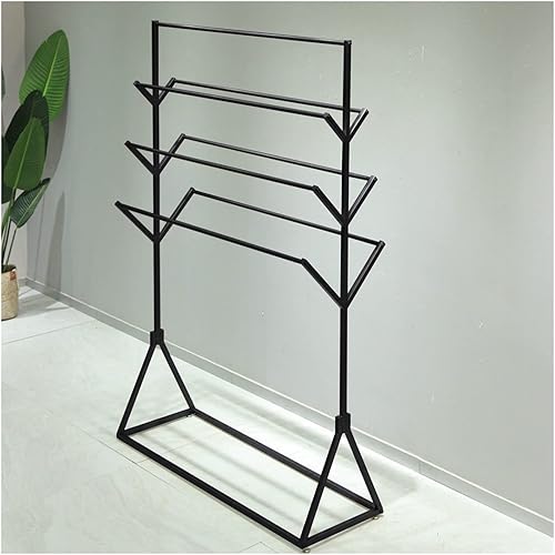 Tienda de ropa de tienda de ropa con soporte de exhibición para bufanda, chales de doble cara, manta, hiyab, organizador de accesorios de tela,