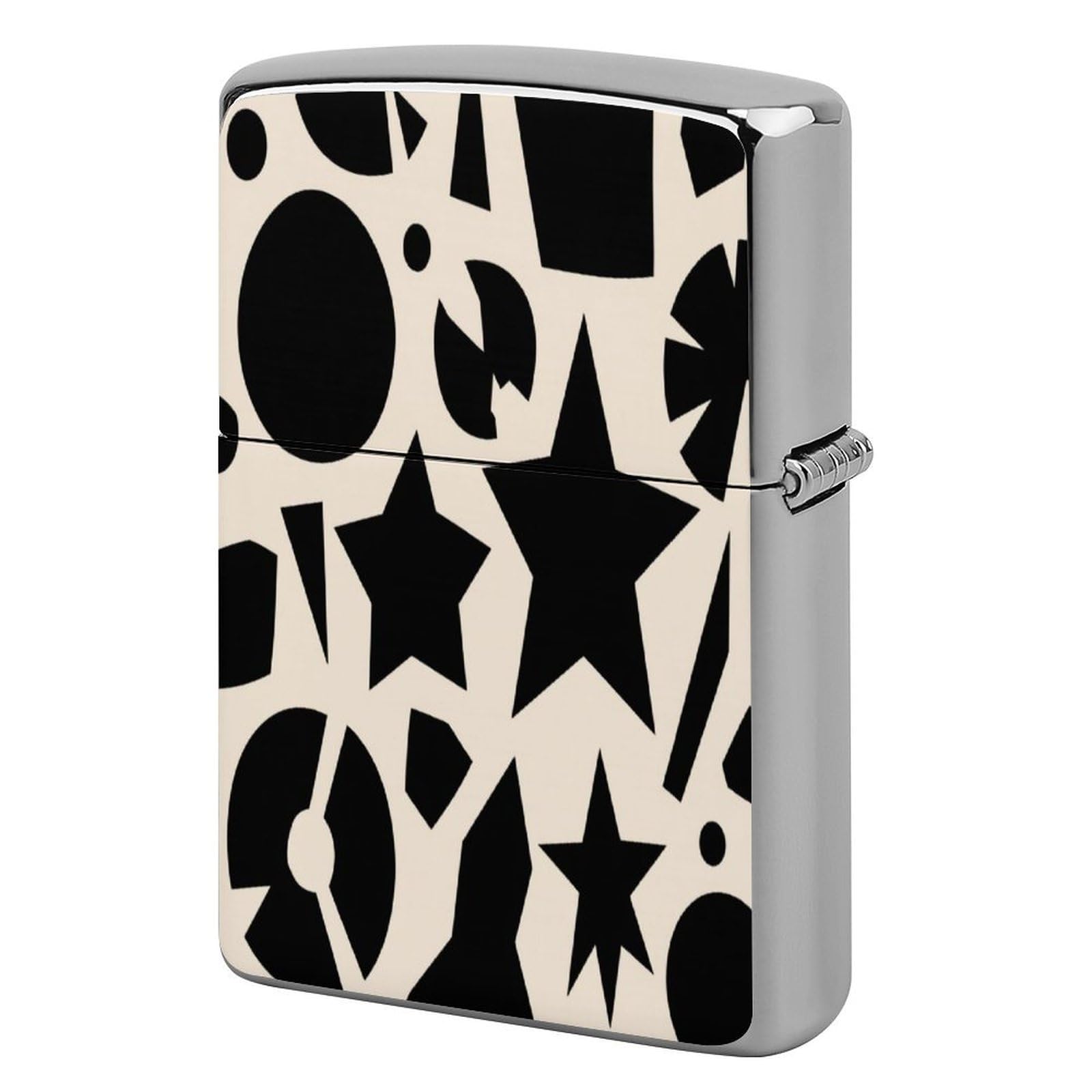 Fekiloot Style Geometry Lighter Case Cover Metal Lighter Case