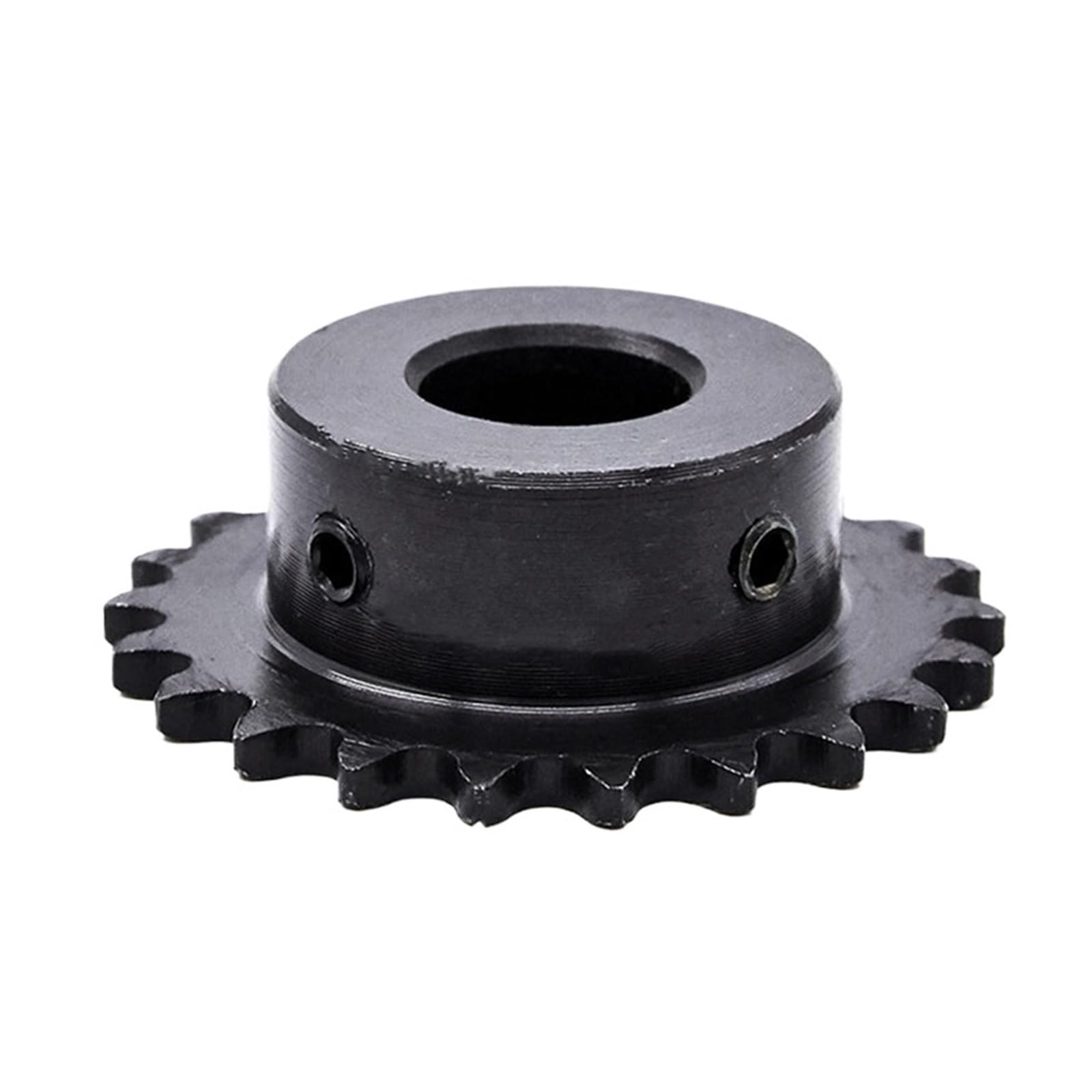 Bevel Gear Pinion Hardware Mechanical 04C Chain Gear 45# Steel 10 Teeth Industrial Sprocket Wheel with Top Wire Bore 5mm 6mm 8mm 10mm(GFBI1022-D)