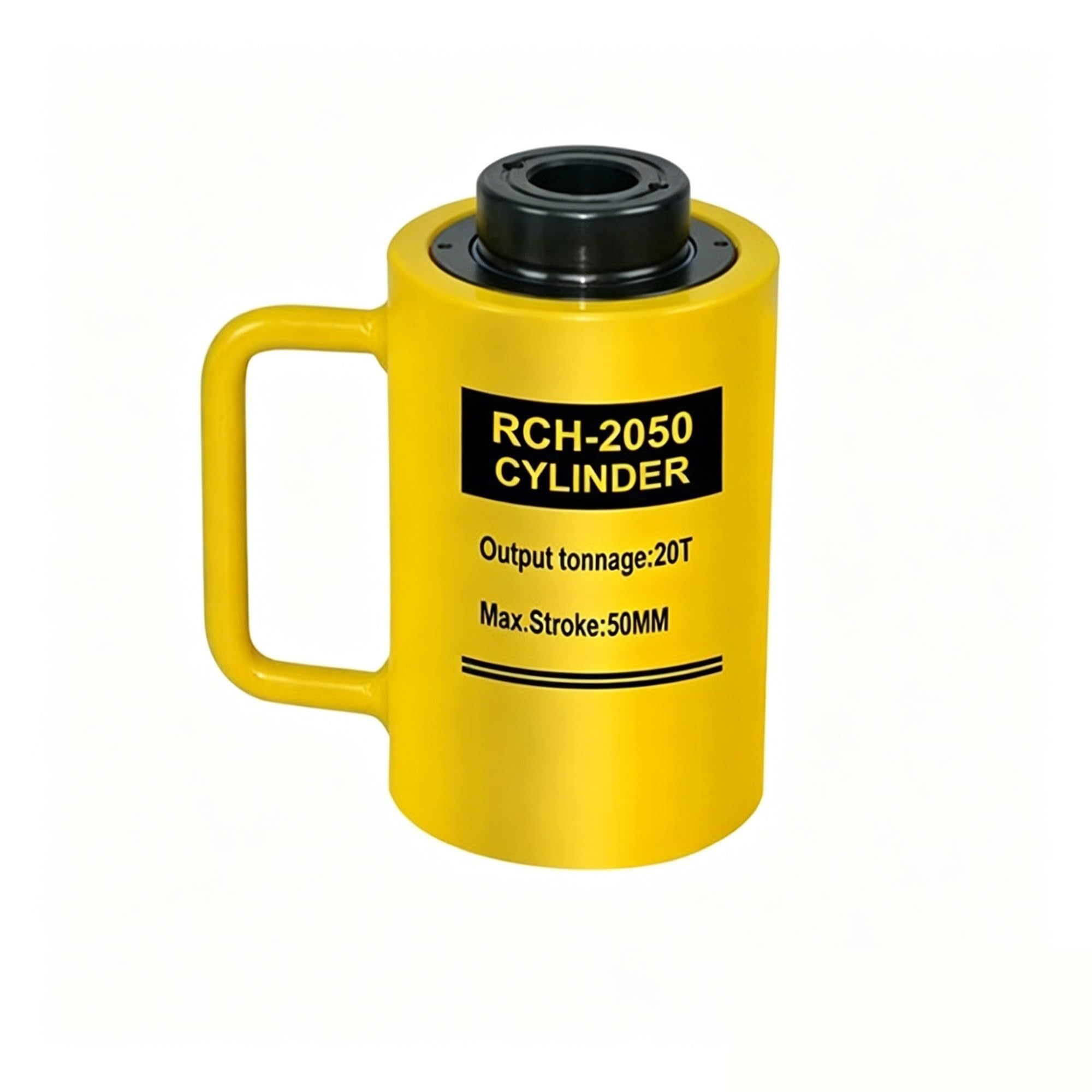 DUOCAI Hydraulic Ram Jack Multi-Section Stroke RCH-2050 Hollow Plunger Hydraulic Cylinder 20Ton Single Acting Hydraulic Cylinder Jack