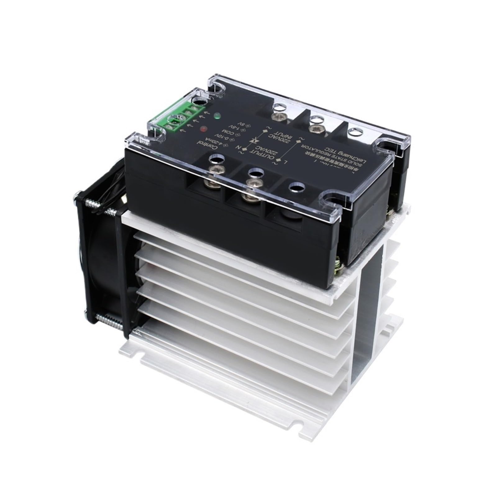 BALYDLUL Voltage Regulator Relay With Heat Sink 220V 380V 100A 120A(120A,380V)