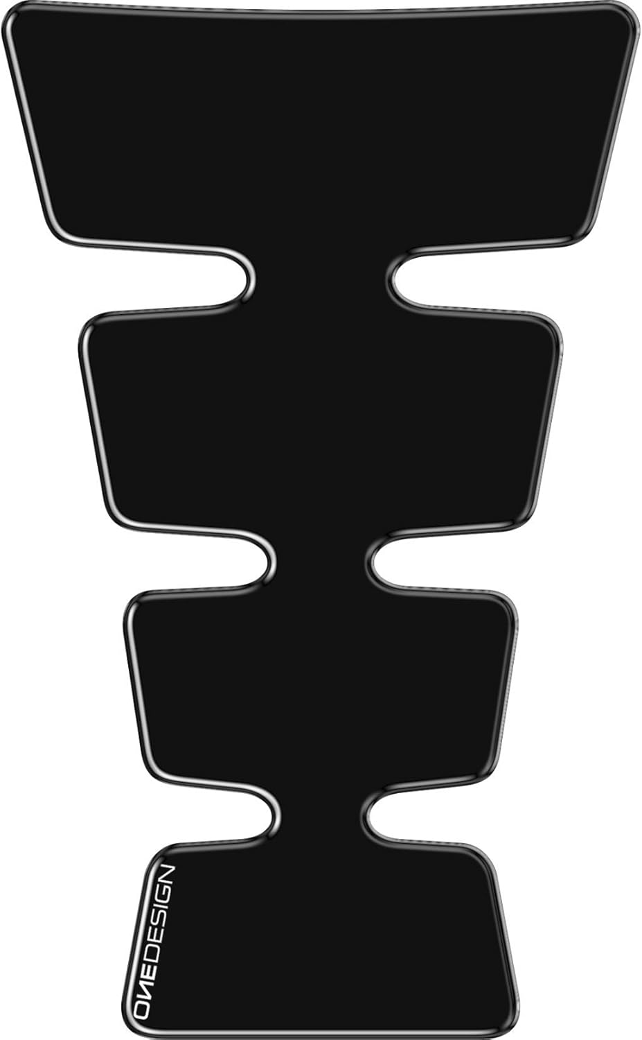 ONEDESIGN TANK PAD GOLD SHAPE TRANSPARENT