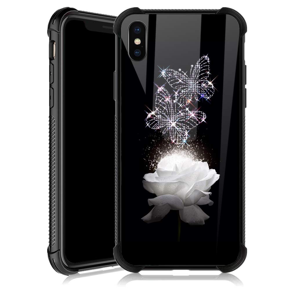 ZHEGAILIAN Compatible with iPhone Xs Case,Non-Slip Soft TPU Bumper Four Corner Reinforced Shockproof Protective Case Compatible with iPhone Xs 5.8