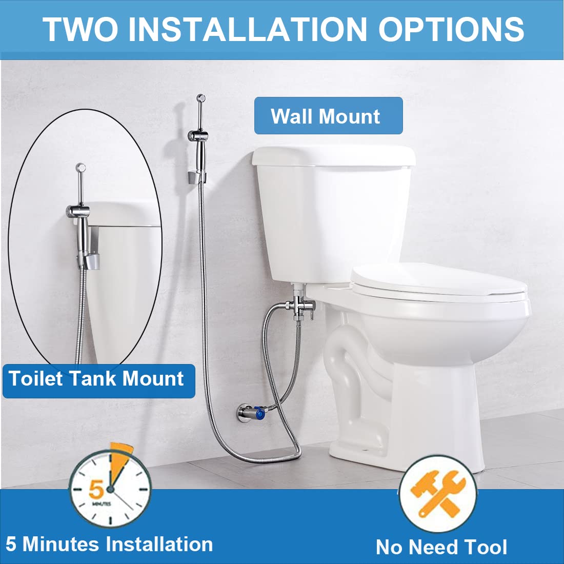 Buy Handheld Bidet Sprayer for Toilet, SonTiy All Brass Cloth Diaper