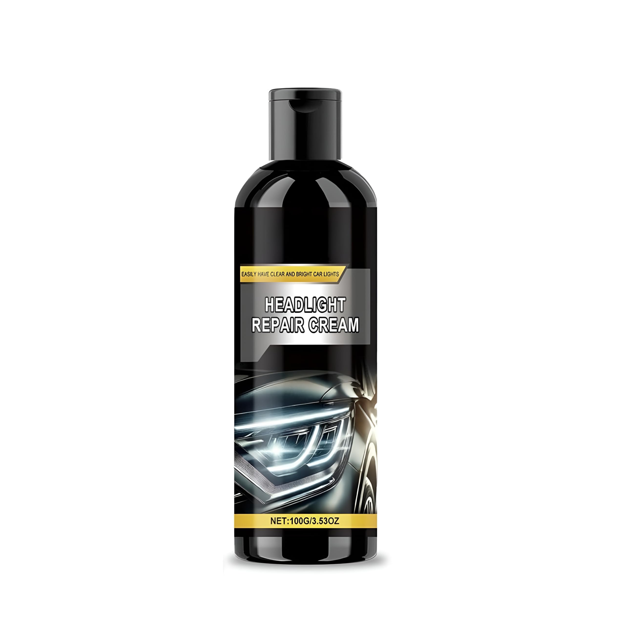 Headlight Restoration Cream 100ml | Advanced Lens Care Formula | Removes Cloudiness, Oxidation & Dullness | Restores Clear Look of Car & Bike Lights-image-20