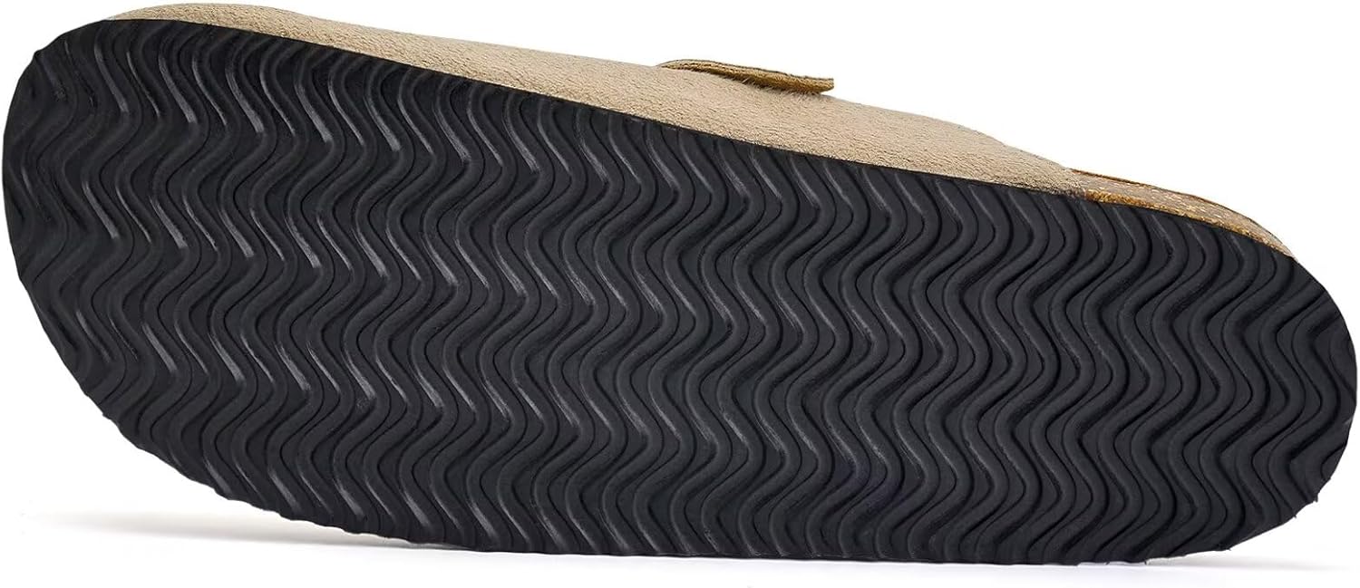 Torotto Womens Mens Clogs Cork Footbed Suede Slippers Arch Support Potato... - Picture 18 of 68