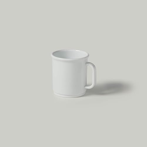 American Metalcraft CM12CL Tritan - Taza de melamina Crave, diseño apilable, nube, 12 onzas