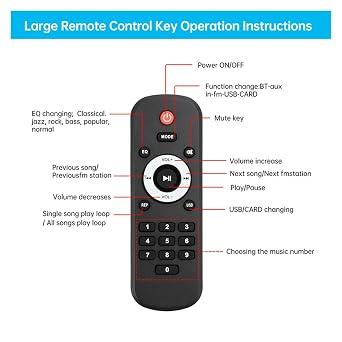 DC6-16V Bluetooth Decoder Board MP3 Player 2*30W 2 Channel Stereo Amplifier Car Integrated Module Multi-Purpose